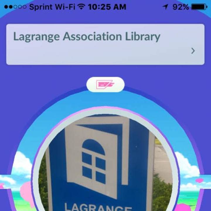 LaGrange Association Library offers Poké Stops in Poughkeepsie.