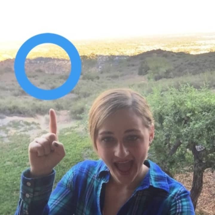 One way to raise awareness of Type 1 Diabetes is to post a selfie with a blue circle