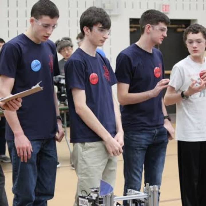Robots must climb a mountain and complete tasks along the way at this years&#x27; qualifying event at Ridgefield Academy. 