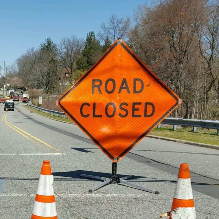 New Canaan has numerous roads closed.