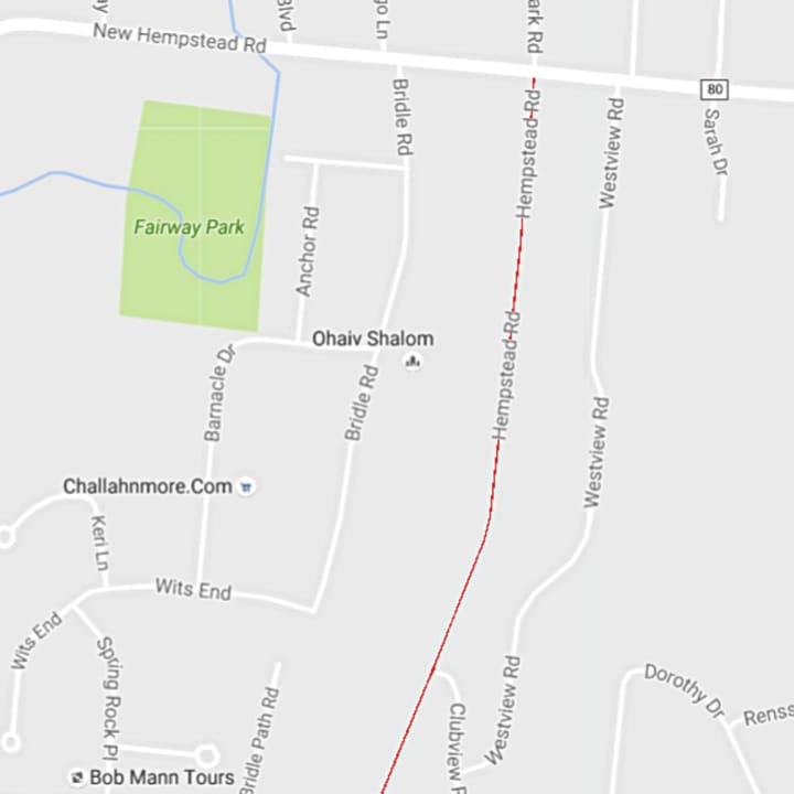 A portion of Hempstead Road will be closed during the day for approximately two weeks.
