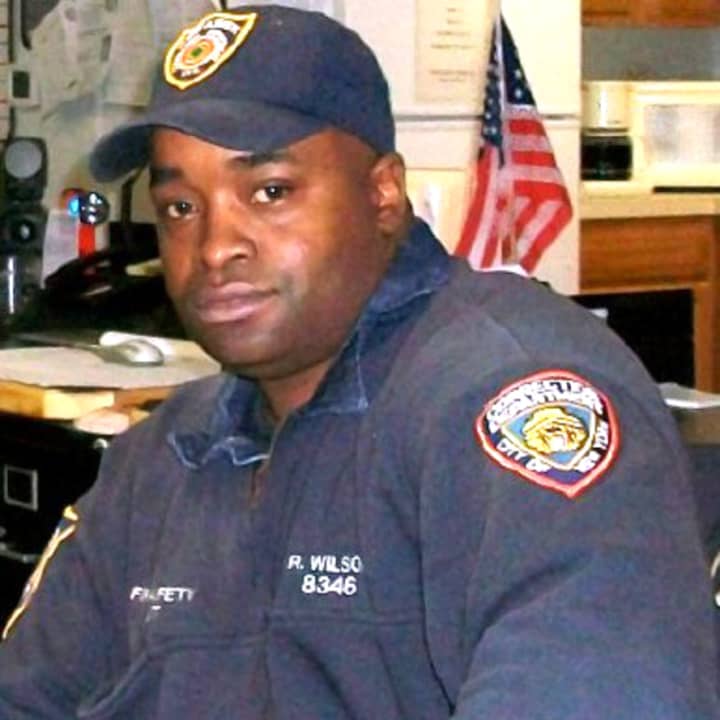 Reggie Wilson, who moved to the area six months ago, has been named the first African-American firefighter in North Salem.
