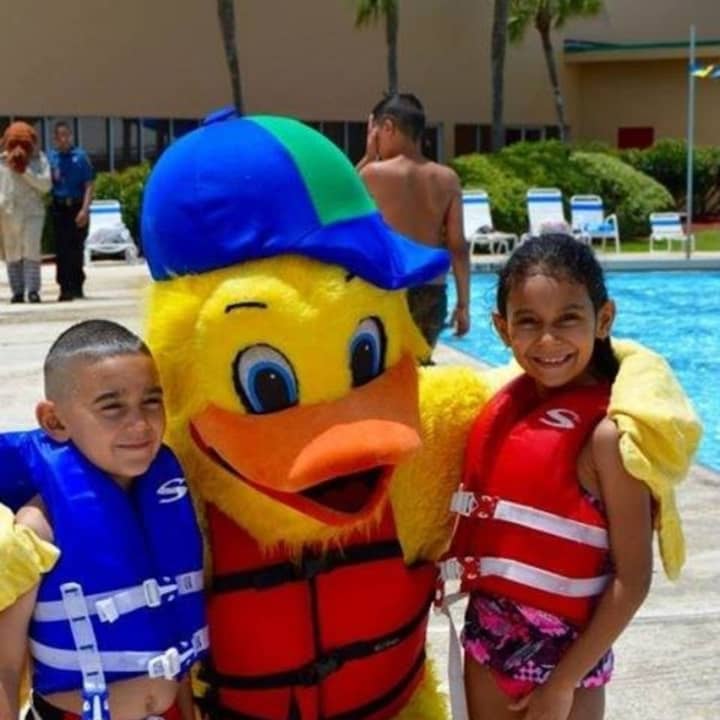 Stewie the Duck will make an appearance on Water Safety Day at Calf Pasture Beach in Norwalk this Saturday, July 2.