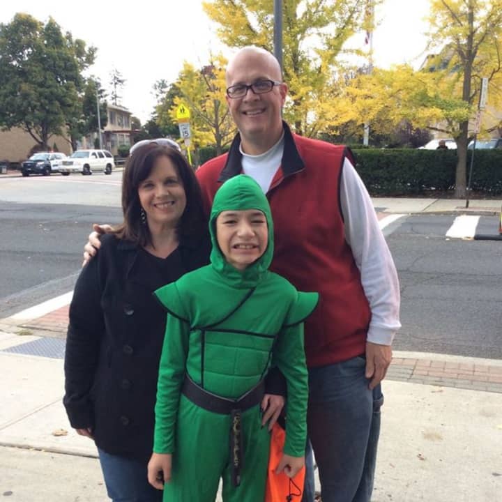 The Scarr family enjoyed the Suffern halloween parade in 2014. This year&#x27;s parade will take place Sunday. 