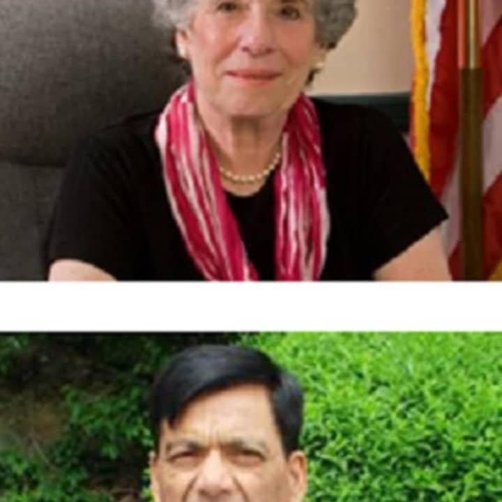 Councilwoman Susan Siegel and Councilman Vishnu Patel. 