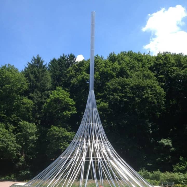 The Rising, Westchester County&#x27;s tribute to the victims of the Sept. 11 attacks, is located within Kensico Dam Plaza.