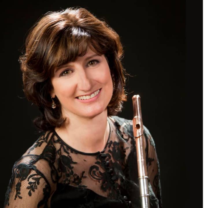 Four members of the New York Philharmonic, including piccoloist and flutist Mindy Kaufman (pictured), will coach student chamber music ensembles at Hoff-Barthelson Music School on Monday, April 24.