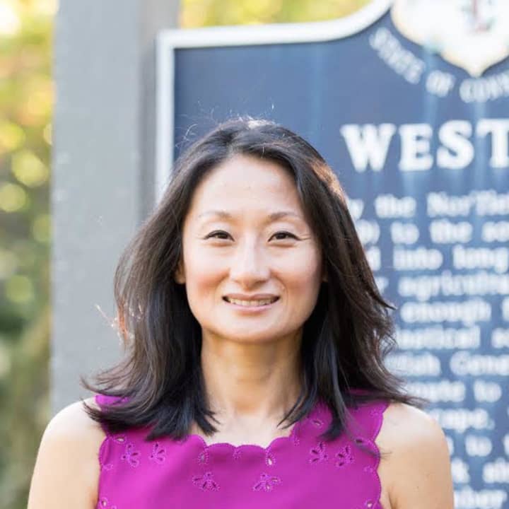 Jacqueline Kim Blechinger, a Republican, is a member of the Weston Board of Education. 