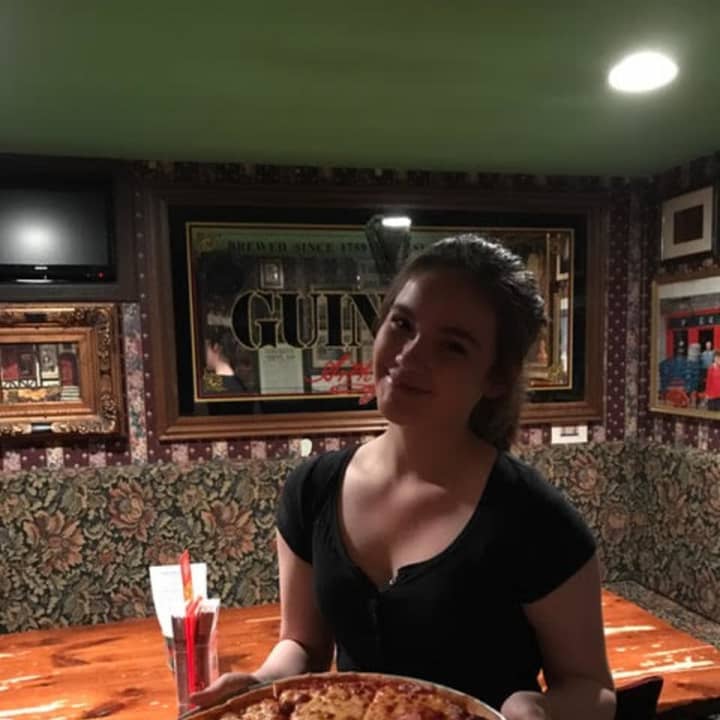 Server (and owner&#x27;s daughter) Emily Finnegan at Nanuet Hotel Restaurant.