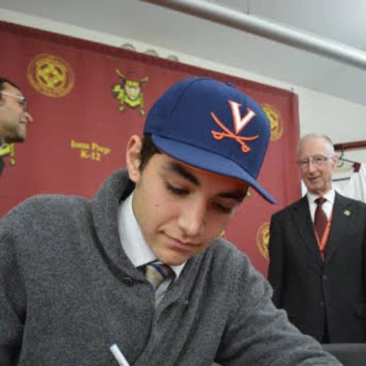 One of the top 50 high school prospects in the nation, Iona Prep’s Ty Jerome officially signs with the Virginia Cavaliers. 