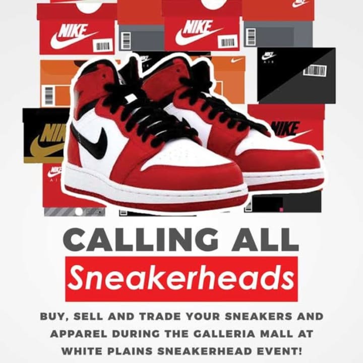 Sneaker lovers will want to head to the Galleria at White Plains on Saturday for &#x27;Sneakerheads.&#x27;