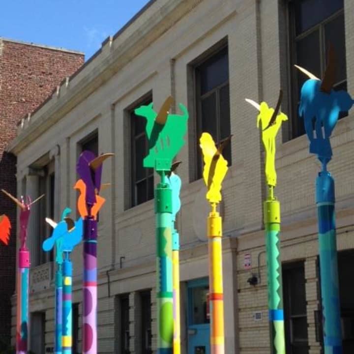 &quot;Seeing in the Wind&quot; will be installed in front of Mount Vernon Public Library Children&#x27;s Room.