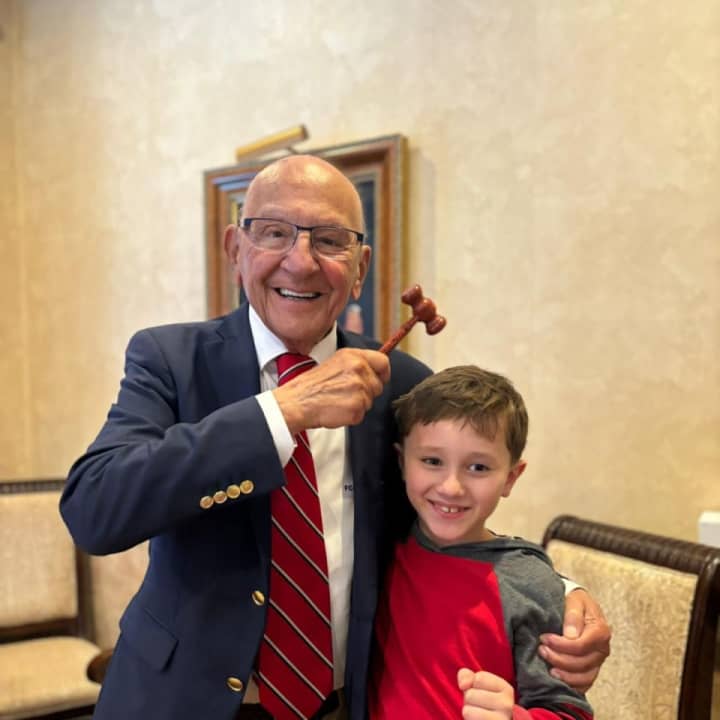 Scarsdale resident&nbsp;Sebastian Lamonarca, age 8, got the chance to meet with popular television judge Frank Caprio.&nbsp;