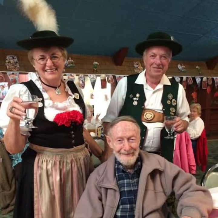 Lewisboro seniors celebrate Oktoberfest at Kruckers Picnic Grove in Pomona.
