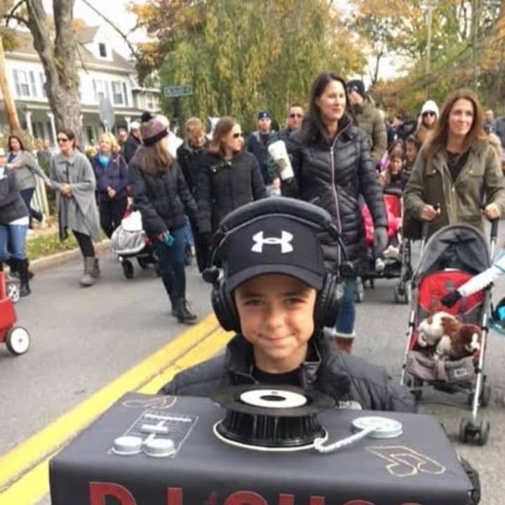 DJ Cuso spins the hits at the Pleasantville Ragamuffin Parade