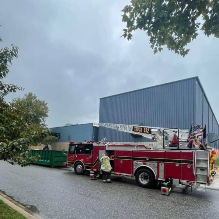 Crews from the Joppa-Magnolia Volunteer Fire Company responded to the food processing plant.