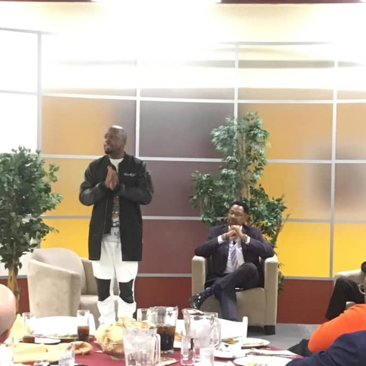 Wyclef Jean was Mount Vernon Schools Superintendent Kenneth Hamilton&#x27;s guest at the My Brother&#x27;s Keeper Summit.