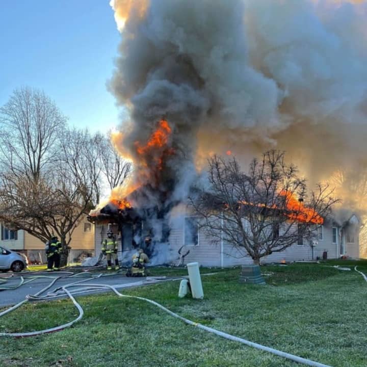 The fire was reported at 269 Sycamore Road in Elkton