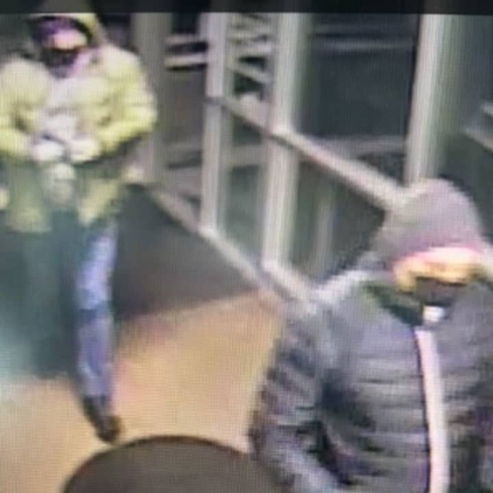 Police are seeking these two suspects.