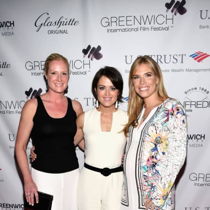 Left to right: Colleen deVeer, Wendy Reyes, Carina Crain, founders of The Greenwich International Film Festival.
