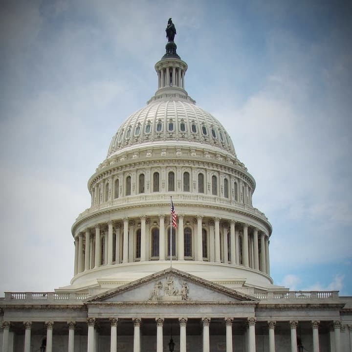 <p>The U.S Capitol building in Washington D.C</p>