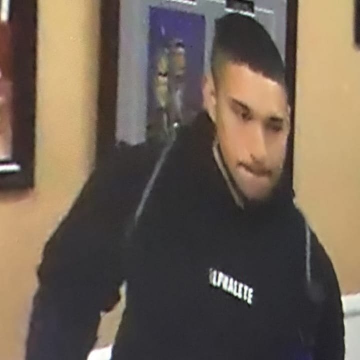 A man is wanted for allegedly stealing from a tip jar at Island Empanada in Lake Ronkonkoma.