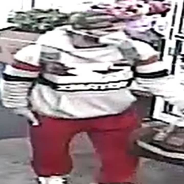 A man is wanted after allegedly stealing hundreds of dollars worth of electric razors from a Port Jefferson store.