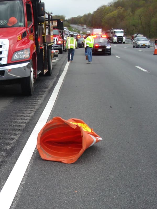 IDs, Info Released After Pickup Truck Hits DOT Worker On I-684 In Putnam