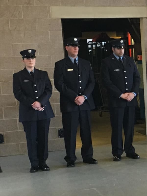 Norwalk Fire Department Swears In New Officers, Promotes Another