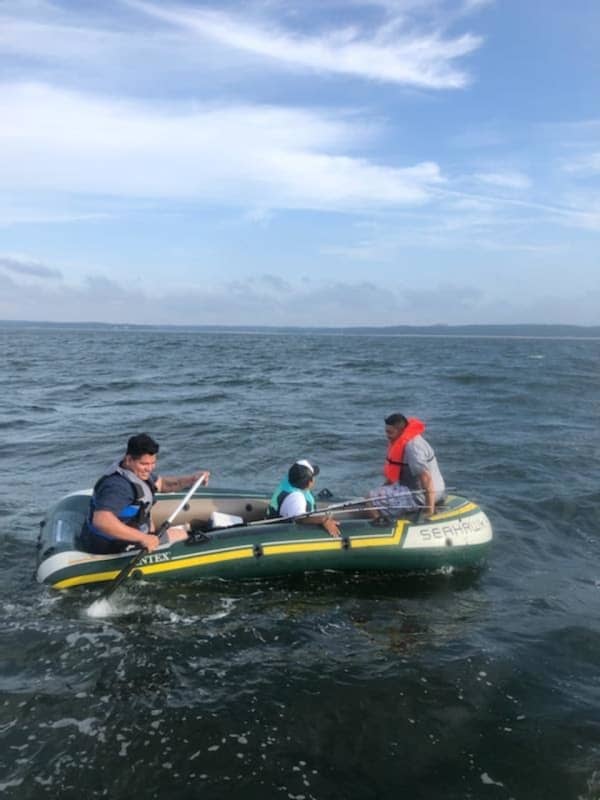 Three Men Rescued From Raft On Long Island Sound