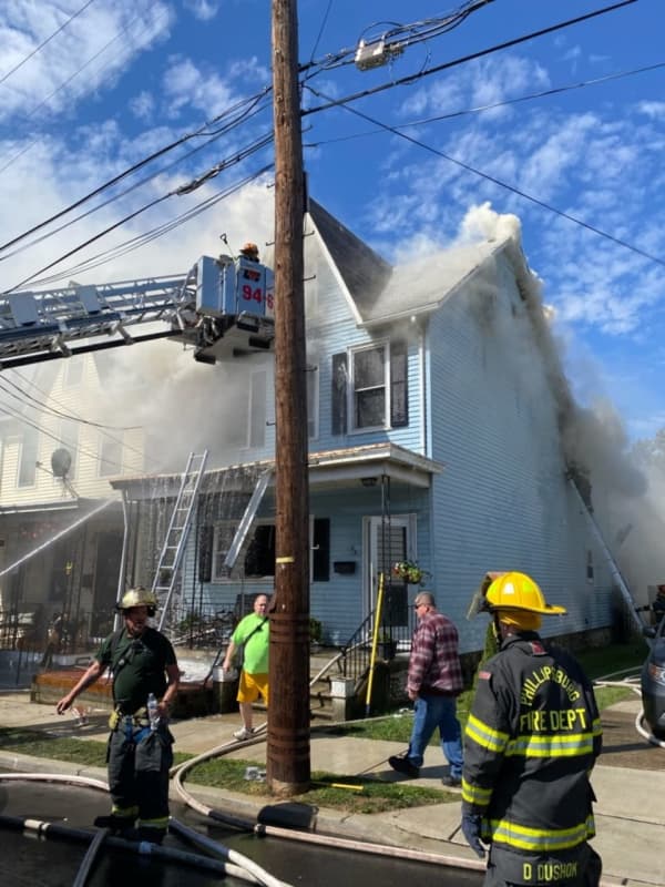PHOTOS: Phillipsburg Firefighters Battle Smoky Conditions In Weekend House Fire