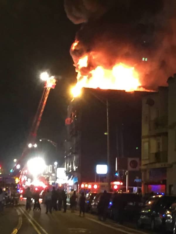 Eight-Alarm Fire Blows Through Passaic Apartment Building