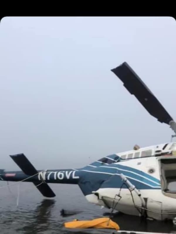 Helicopter Pilot Makes Emergency Landing Off Long Island Coast