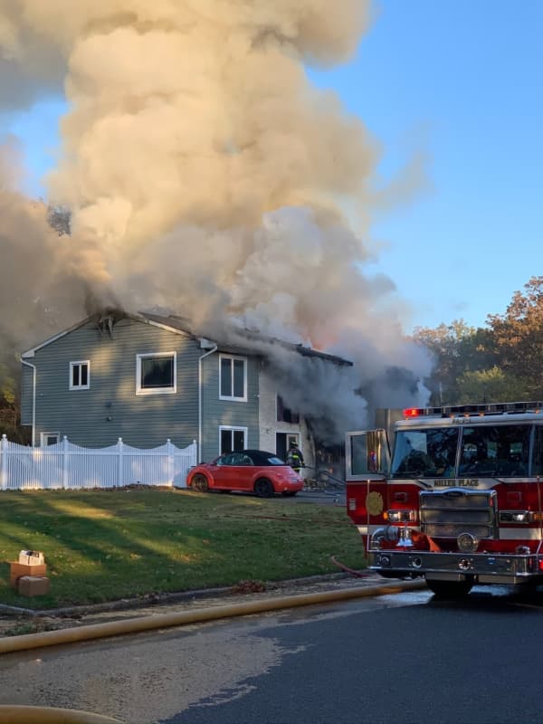 Raging House Fire Causes Extensive Damage To Long Island Home