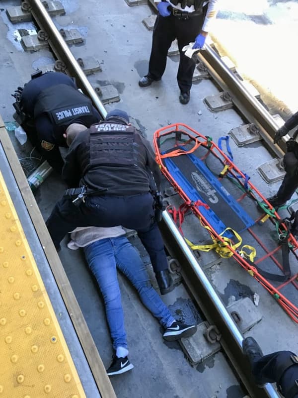 HEROES: NJ Transit Officers Save Woman Suffering Seizure On Train Tracks