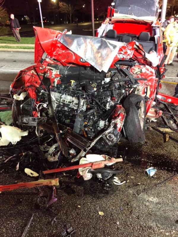 Lower Merion Driver Extracted From Car After Crashing Into SEPTA Bus