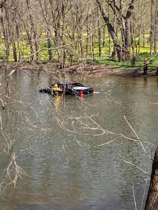 Fire Crews Rescue Man Who Drove Into Perkiomen Creek