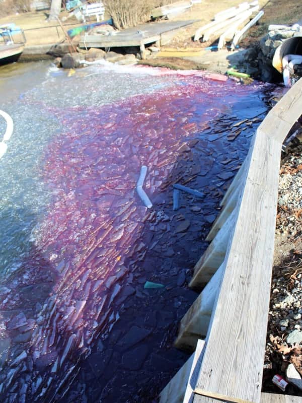Photos: Oil Spill Reaches Lake Mahopac