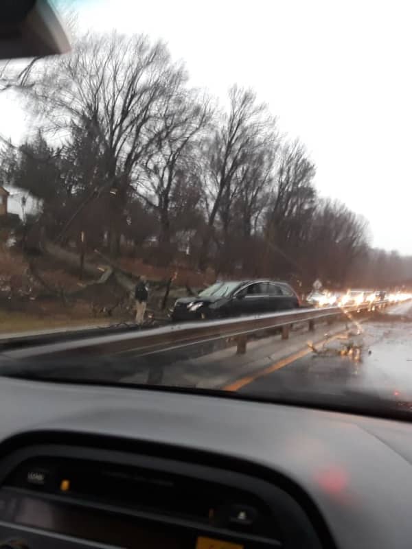 Not Over Yet: Treacherous Travel With Downed Trees, Slick Roads In Area