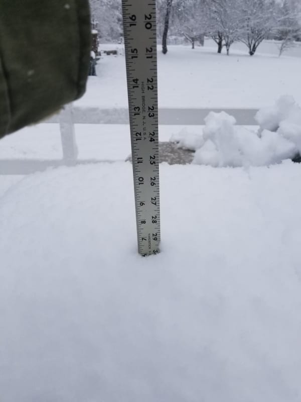 How Much Snow Did You Get? Parts Of Area Saw Half-Foot Or More
