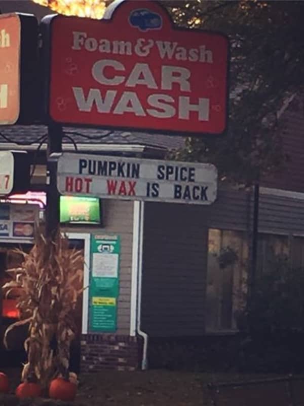 Poughkeepsie Car Wash Gets In The 'Pumpkin Spice' Spirit