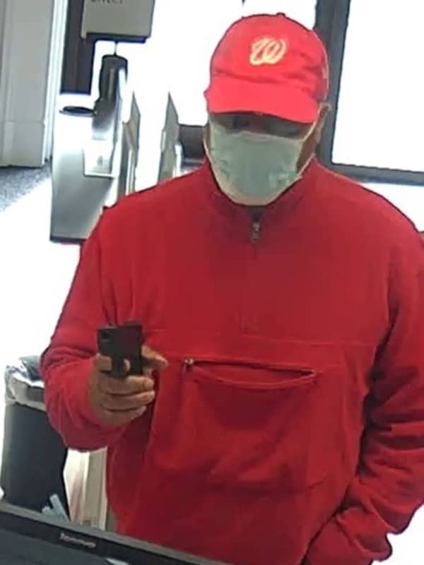 Armed Man Sporting Nationals' Gear Wanted For Bank Robbery In Montgomery County: Police