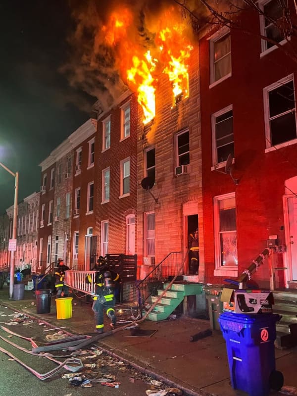 Firefighters Called To Three-Story Baltimore Blaze Minutes Into The New Year