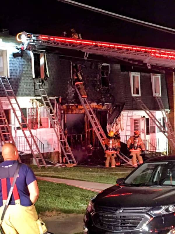 Several Displaced By Two-Alarm Townhouse Fire In Baltimore County