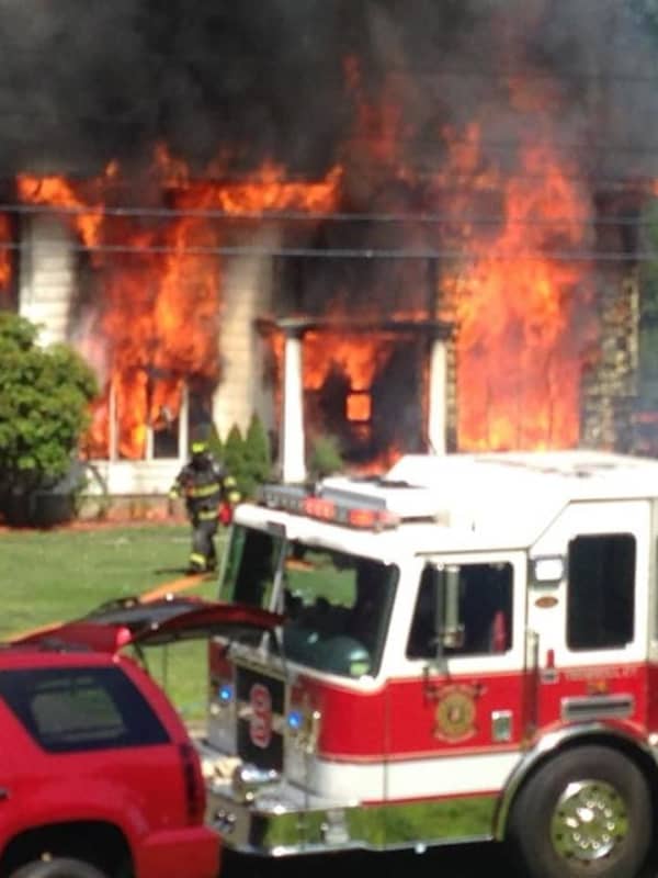 Raging Fire Heavily Damages Home In Fairfield County