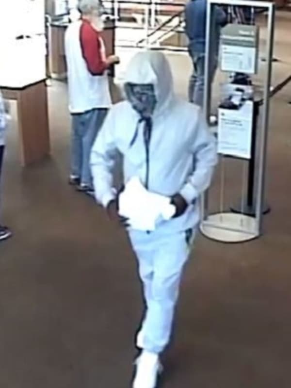 SEEN HIM? Elmwood Park Bank Robbed By Bandit Dressed In White
