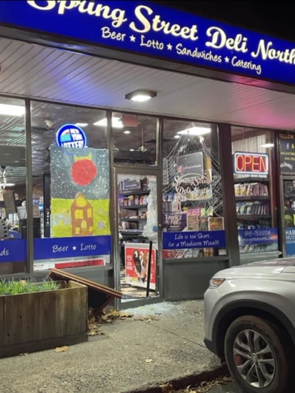 Whoops: Woman Drives Into Front Of Popular Rockland County Deli, Police Say