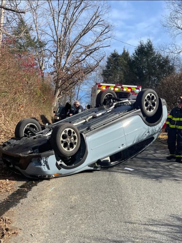 Person Hospitalized After Vehicle Rollover In Westchester
