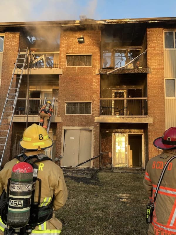 Families Displaced By Three-Alarm Windsor Mill Apartment Fire Days Before Christmas