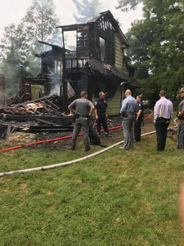Crews Work For Hours To Battle Blaze That Razed Northern Westchester House